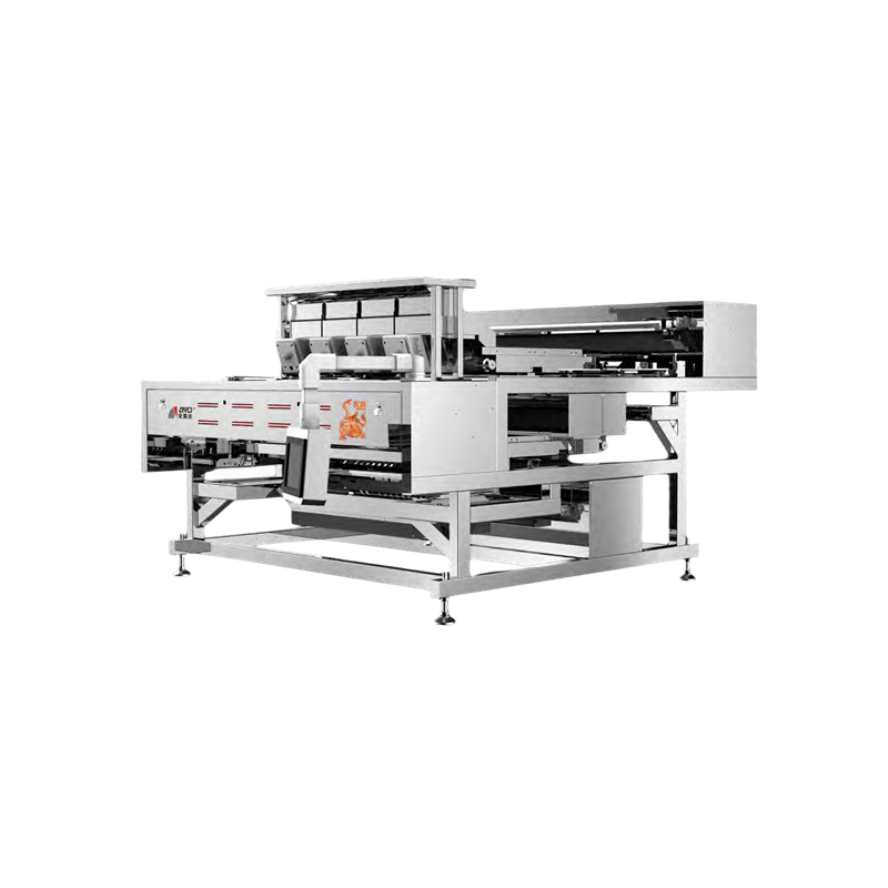 Stainless steel slow speed belt color sorter